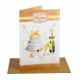 Biglietti ANNIVERSARIO Happy Green 3pz