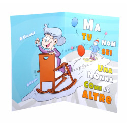 Biglietto auguri NONNI 3pz Biglietto auguri NONNI 3pz