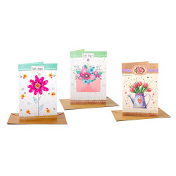 Assortimento biglietti AUGURI Eco Green 5pz