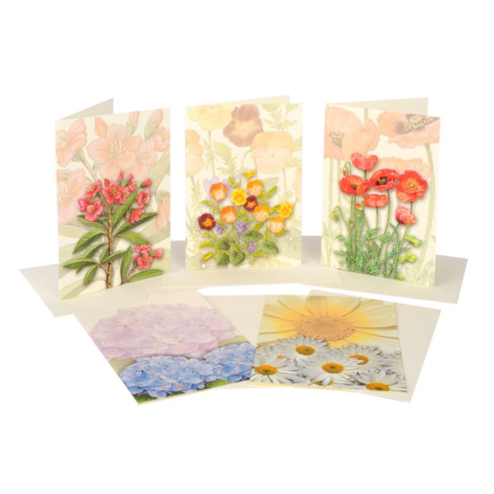 Biglietti auguri SENZA TESTO fiori 20pz Biglietti auguri SENZA TESTO fiori 20pz