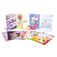 Biglietti auguri FIORI 12pz