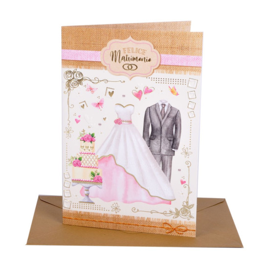 Biglietti auguri MATRIMONIO Happy Green 12pz Biglietti auguri MATRIMONIO Happy Green 12pz