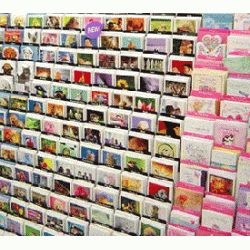 STOCK biglietti SANTA CRESIMA assortiti 50pz