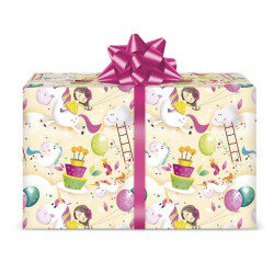 Carta regalo BIMBA UNICORNO 12 fogli Carta regalo BIMBA UNICORNO 12 fogli