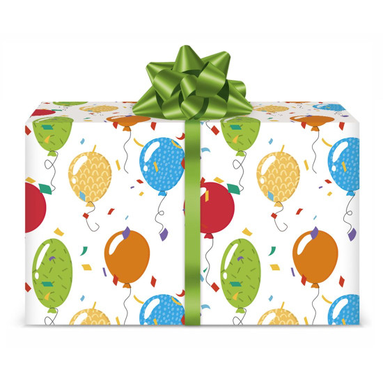 Carta regalo PALLONCINI 12 fogli