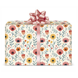 Carta regalo FIORI DI PRATO 12 fogli Carta regalo FIORI DI PRATO 12 fogli