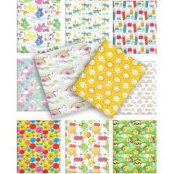 Fogli carta regalo KIDS 50 fogli