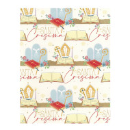 Fogli carta regalo CRESIMA 12 fogli