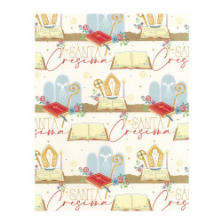 Fogli carta regalo CRESIMA 12 fogli