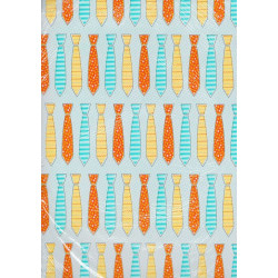 Fogli carta regalo CRAVATTE 12 fogli