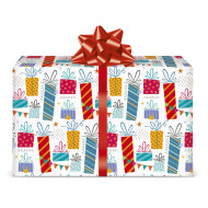 Fogli carta regalo DONI 12 fogli