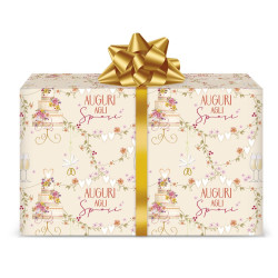 Carta regalo AUGURI SPOSI 12 fogli Carta regalo AUGURI SPOSI 12 fogli