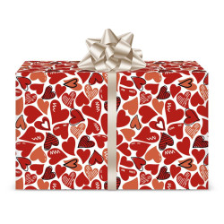 Carta regalo CUORICINI 12 fogli Carta regalo CUORICINI 12 fogli