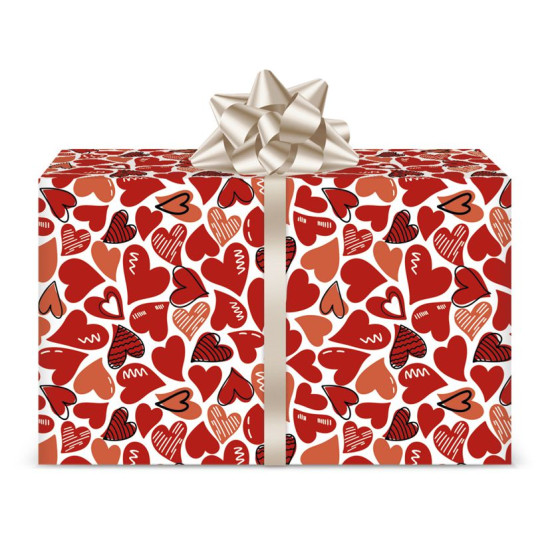 Carta regalo CUORICINI 12 fogli