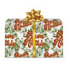 Fogli carta regalo natalizia 12pz