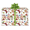 Fogli carta regalo natalizia 12pz