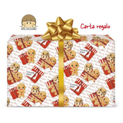 Fogli carta regalo natalizia 12pz
