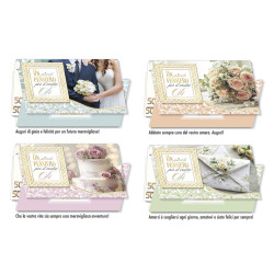 Biglietto portasoldi NOZZE 12pz