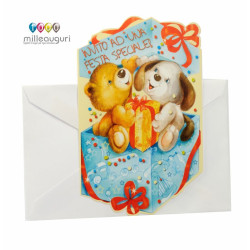 Blister 6 inviti alla festa CUCCIOLOTTI