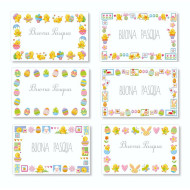 Cartoncini augurali PASQUA mini 9x14cm 60pz