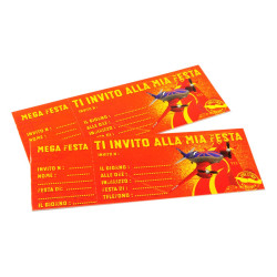 Blocchetto invito compleanno PLANES Disney