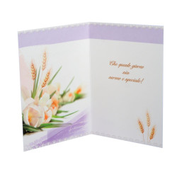 Biglietti auguri COMUNIONE glitter 12pz