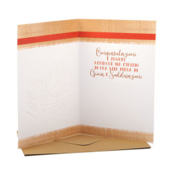 Biglietto auguri Laurea HAPPY GREEN 6pz