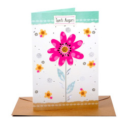 Biglietto "Tanti auguri" HAPPY GREEN 6pz