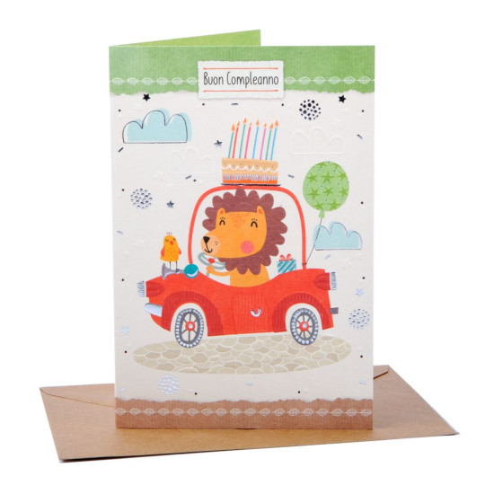 Biglietto compleanno HAPPY GREEN 6pz Biglietto compleanno HAPPY GREEN 6pz