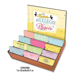 Cartoncini assortiti cm7x10 espositore da 120pz