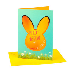 Biglietti auguri PASQUA sagomati 12pz