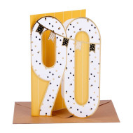 Biglietti augurali compleanno 90 ANNI 6pz