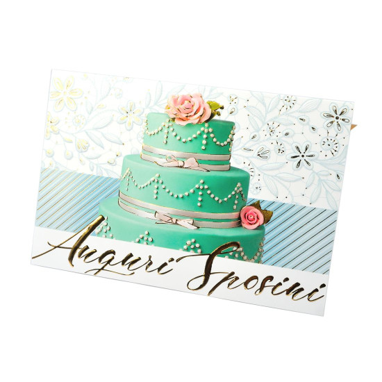Biglietti auguri MATRIMONIO assortimento stock 20pz