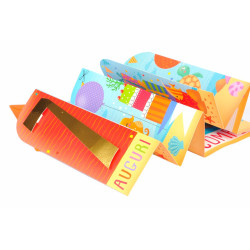 Biglietti auguri COMPLEANNO 7 anni teatrino 6pz Biglietti auguri COMPLEANNO 7 anni teatrino 6pz