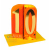 Biglietti auguri COMPLEANNO 10 anni teatrino 6pz
