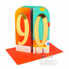Biglietti auguri COMPLEANNO 90 anni teatrino 2pz