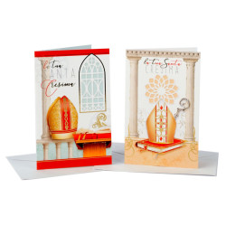 Biglietti auguri CRESIMA mini 12pz