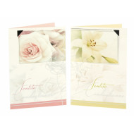 Biglietti CONDOGLIANZE lutto 12pz