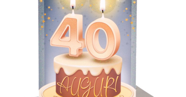 Coriandoli augurali per i 40 anni