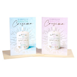 Biglietti auguri CRESIMA speciale 12pz