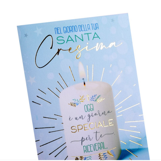 Biglietti auguri CRESIMA speciale 12pz