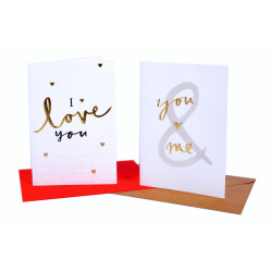 Biglietti auguri LOVE 12pz
