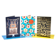 Biglietti COMPLEANNO maschile oro 12pz