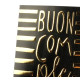 Biglietti COMPLEANNO maschile oro 12pz