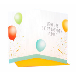 Biglietti compleanno 4 anni 6pz Biglietti compleanno 4 anni 6pz