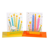 Biglietti auguri COMPLEANNO candeline 12pz