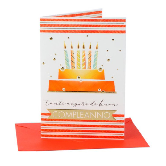 Mini Biglietto Compleanno 8,5 x 13,5 - 12pz