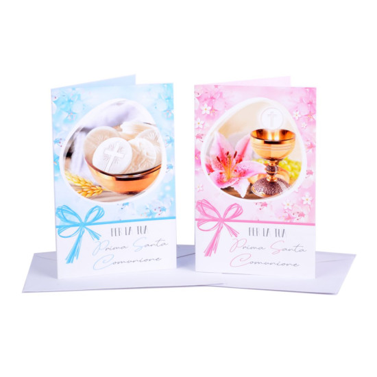 Mini Biglietto COMUNIONE 8,5 x 13,5 - 12pz