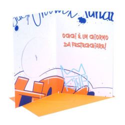 Biglietti auguri COMPLEANNO rotella teenagers 10/17 12pz Biglietti auguri COMPLEANNO rotella teenagers 10/17 12pz