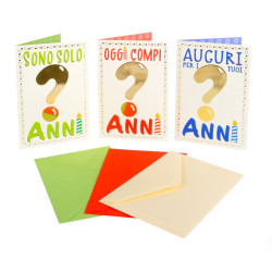 Biglietti auguri COMPLEANNO 12pz